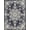 Blue, Pattern 8, variant on ODIKA 8'x10' Washable Area Rug Vintage Boho Botanical Scroll Border Geometric Papel Picado Under Flowing for Dining Room, Large Office, Lounge, Non-Slip Chair-Friendly Mat