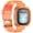 Orange, variant on Clear Watch Band Compatible with Fitbit Sense 2 / Sense Bands, Fitbit Versa 4 / Versa 3 Bands Women Men, Silicone Transparent Crystal Bumper Case Band for Fitbit Sense 2 / Versa 4 Smart Watch