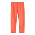 thumbnail image 4 of Hurxie 2025 Girls Fleece Sweatpants Size 14-16, Toddler Kids Comfortable Leggings For Girls Leggings Pants Orange,7 Years, 4 of 5
