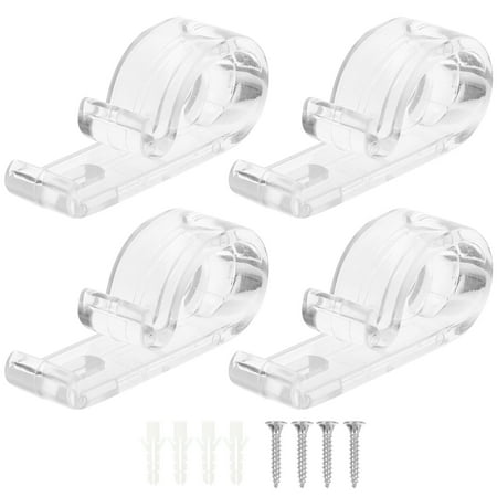

4 Pcs Curtain Positioning Hook Hooks Shade Hook Roller Blind Clips Blind Cord Holder