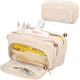 thumbnail image 1 of Estuche para lápices de gran capacidad, 3 compartimentos, estuche grande para lápices, estuche para lápices, organizador, almacenamiento Simple (blanco), 1 of 5
