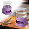 thumbnail image 2 of Dispositif de Distribution d'Eau Réservoir de Terrarium Distributeurs d'Eau pour Reptiles Bol Distributeur d'Eau Automatique Accessoires d'Alimentation en Eau Petit Plat d'Eau pour Bols de Tortue pour et Pompe à Eau Potable pour Amphibiens, 2 of 9