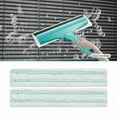 thumbnail image 2 of 2PCS Window Cleaner Replacement Fleece for Leifheit Microfibre Fleece for Window Squeegee and Frames 33x6.5cm WHITE 2pcs, 2 of 6