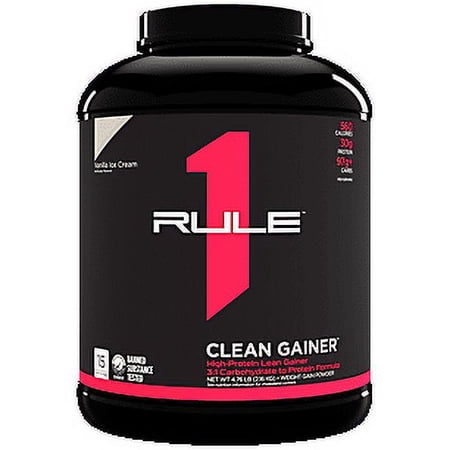 R1 Clean Gainer - Vanilla Ice Cream (4.76 Lbs./15 Servings)