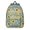 Sunflower and Daisy, variant on Sunflower and Geometric Black Pattern Backpack for School, Cute School Bag with Adjustable Shoulder Straps and Padded Back, 15.7"x11.8"x5.5"