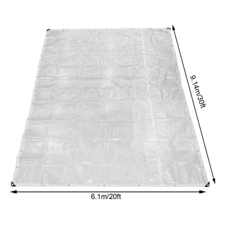 12 Mil Heavy Duty Waterproof Clear Mesh Tarp for UV Resistance Greenhouse Tarp
