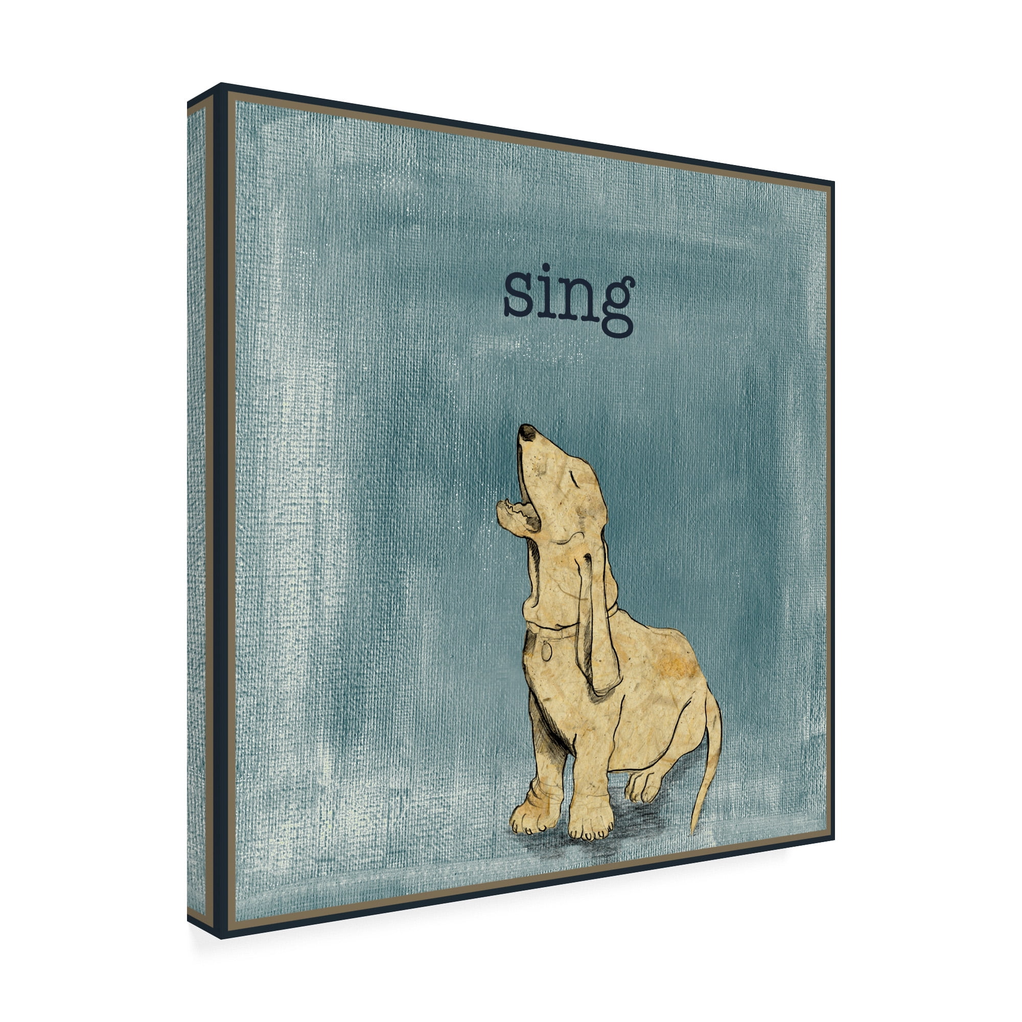 Trademark Fine Art 'Sing Childrens Art' Canvas Art by Alicia Ludwig