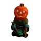 thumbnail image 2 of Estatua de caballero calabaza, escultura de resina brillante, suministros para fiestas, regalo ideal, calabaza 14 cm x 8 cm x 6 cm, 2 of 9