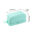 thumbnail image 7 of Fasiaou Home Decor Kitchen Solid Color Pencil Case Large Capacity Four Open Pencil Case Stationery Box For Men And Women Multifunctional Solid Color Pencil Case, 7 of 7