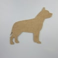 thumbnail image 1 of 5"Pitbull Dog, Unfinished Wood Art Shape by Wooden Craft Cutouts, 1-8 Thickness, 1 of 2