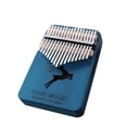 thumbnail image 1 of 17Keys Portable Thumb Piano Beginner Instrument Kalimba Finger Piano Mbira Small Musical Toys, 1 of 8
