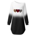 thumbnail image 5 of Pompotops Robe Décontractée Automne à Manches Longues Imprimée Tournesol pour Femmes, Épaules Dénudées, Saint-Valentin, 5 of 5