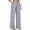 Gray, variant on Ecqkame Women's Fleece Lined Yoga Pants Wide Leg Drawstring Waist Warm Sports Trousers Casual Loose Workout Leggings with Pockets Beige XXL