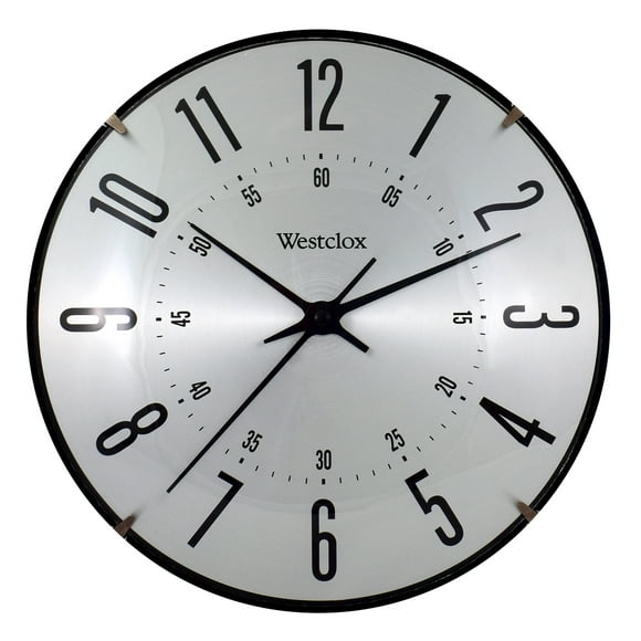 10" Silver Aluminium Dial Analog QA Wall Clock with Dome Glass Lens and Modern Silver Finish