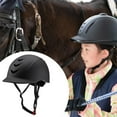 thumbnail image 6 of Kuntesetty Equestrian Helmet Adjustable with Removable Liner Summer Horse Riding Helmet black, 6 of 8