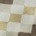 thumbnail image 2 of HomeRoots 679044 5 x 8 ft. Brown, Beige & Gold Geometric Transitional Washable Machine Made Rectangle Area Rug with UV Protection, 2 of 7