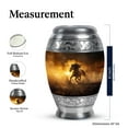 thumbnail image 2 of KARYLIZ Horse Urns&nbsp;For Human Ashes Adult Man - Large Urns For Human Ashes Adult Female - Urn For Ashes For Women - Wild Stallion at Sunset Decorative Cremation for Male (Combo Of 5, 10" & 3"), 2 of 2