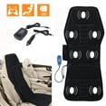 thumbnail image 1 of 7 Motors Vibration Massage Chair Pad Seat Cushion Massage Chair Pad for Home Office Car, 1 of 9