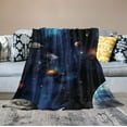 thumbnail image 2 of ONETECH  Galaxy Planet Blanket Gifts - Kids Boys Men Outer Space Universe Throw Blanket Soft Warm Plush Blanket for Teens Teenagers Birthday Halloween Fathers Day, 2 of 6