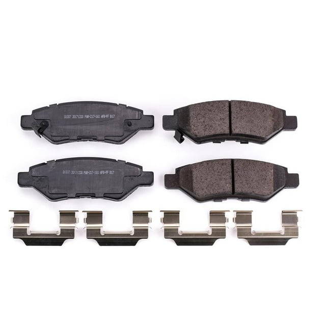 Power Stop Brake Pad 17-1337 Z17 Evolution; FMSI Number D1337; Ceramic Brake Pads; Set Of 4; With Stainless Steel Hardware