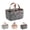 Dark Grey, variant on Diaper Caddy Organizer | Felt Large Capacity Car And Nursery Organizers - Car And Nursery Organizes, Travel Diapesr Organizer SDiaper Changing Tote For Diaper, Toys, Bottles, Wipes, Books