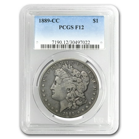 - 1889-CC Morgan Dollar Fine-12 PCGS