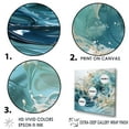 thumbnail image 3 of Designart "Liquid Wave Art Of Ocean Charm" Ocean Floater Framed Wall Art Prints, 3 of 5