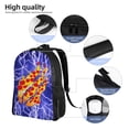 thumbnail image 5 of Prestonplayz Pizza Backpack 3D Print Lightweight Bookbag Casual Sport Daypack Travel Bag Laptop, 5 of 8
