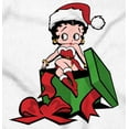 thumbnail image 2 of Cute Betty Boop Christmas Present Women's Long Sleeve T Shirt Brisco Brands L, 2 of 6