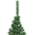 thumbnail image 4 of vidaXL Demi-Arbre de Noël Artificiel avec Support Vert 180 cm PVC, 4 of 5