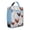 Sky-blue-76, variant on Rustic Hen and Chick Lunch Box Bag, Farm-Inspired Egg Print Insulated Cooler Tote with Cute Cartoon Style, Ideal for School, Work, Picnic, Chicken Lovers