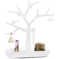 thumbnail image 4 of Jewelry Tree ,Bird Tree Shape Earring Jewelry Necklace Rings Display Stand Holder Bracelets Organizer White, 4 of 4