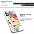 thumbnail image 4 of Colorful Flower Pattern Case for iPhone 11 Pro,Aesthetic Art Design Pattern Soft TPU Bumper Case Cover, 4 of 5