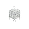thumbnail image 2 of Azar 300704 Square Large Wire Bin (Stainless), 2 of 2