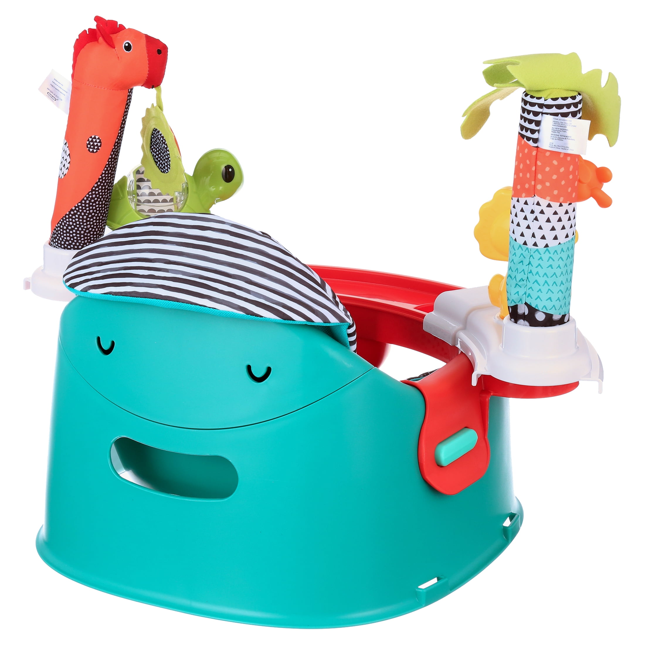 Infantino 3 in 1 Discovery Seat Booster with Tray Toys Multicolor 4 48 Mos. Walmart