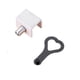 thumbnail image 2 of ShinYu Cerradura de Ventana de Acero Inoxidable, Cerradura de Puerta Corrediza Sin Perforaciones, Cerradura de Puerta Corrediza, Dispositivo de Bloqueo de Protección Infantil, Limitador de Robo., 2 of 3