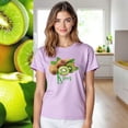 thumbnail image 3 of Playera Blusa De KIWI – Estilo Tropical que Te Llena de Vida Ropa Para Mujer Color Lila Talla Extra Grande Marca Emil SaEs, 3 of 4