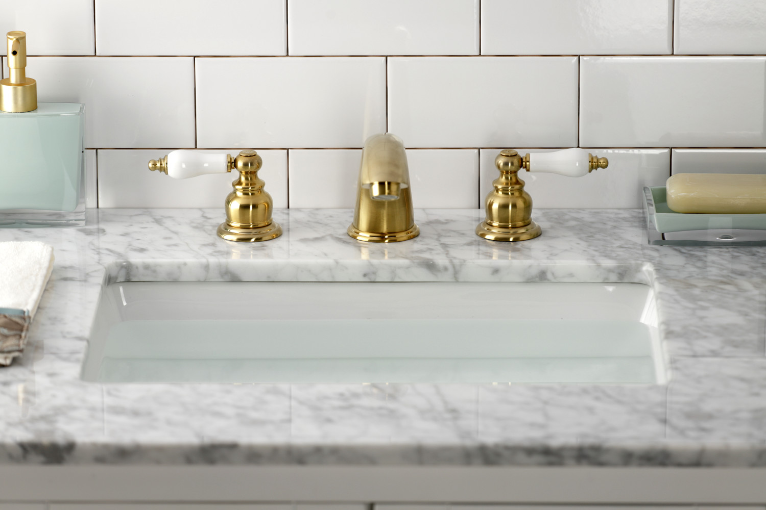 Kingston Brass KB977B Widespread Bathroom Faucet, Brushed Nickel/Polished Chrome