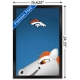 thumbnail image 3 of NFL Denver Broncos - S. Preston Mascot Miles 20 Wall Poster, 14.725" x 22.375", Framed, 3 of 3