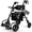 Gray, variant on Foldable Rollator Walker for Seniors with Seat, Lightweight 2 In 1 Rolling Walkers Wheelchair Combo for Adult, Transport Chair with Brakes, Adjustable Seat and Handle, 300 Lb. Weight Capacity