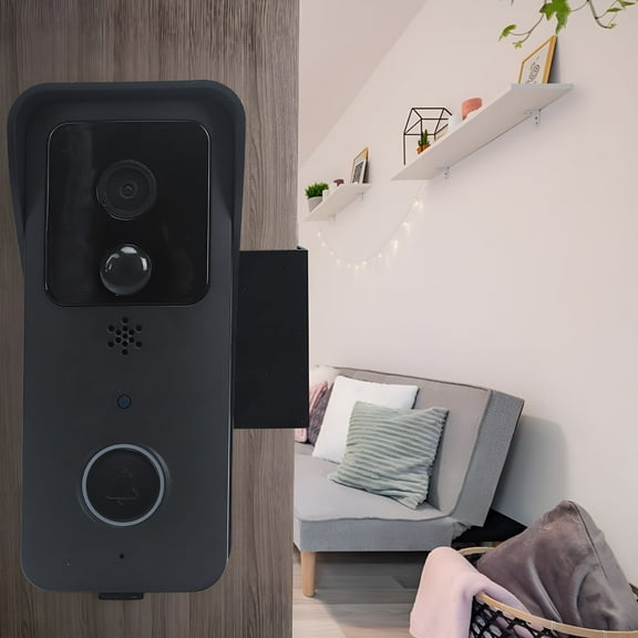 GJX Anti-Theft Adjustable Video Doorbell Mount for Apartments, No Drilling Required, Compatible with Most Video Doorbells