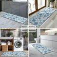 thumbnail image 2 of Blue Christmas Snowflake Pattern Kitchen Rug Mat,Kitchen Runner Rugs Non Skid Washable,Decorative Kitchen Floor Mats for Kitchen,Sink,Laundry,17"X47", 2 of 5