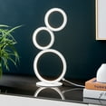 thumbnail image 3 of Lite Source Ls-23755 Fedora 3 Light 18" Tall Led Accent Table Lamp - Black, 3 of 7