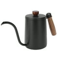 thumbnail image 1 of 600ML Coffee Pot, Practical Fashionable Drip Coffee Pot  For Brew Coffee For Gift For Coffee Lovers Black, 1 of 8