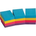 thumbnail image 2 of Business Source Extreme Color Adhesive Notes 1.50" x 2" - Rectangle - Unruled - Assorted - Self-adhesive, Repositionable, Solvent-free Adhesive - 12 / Pack, 2 of 2