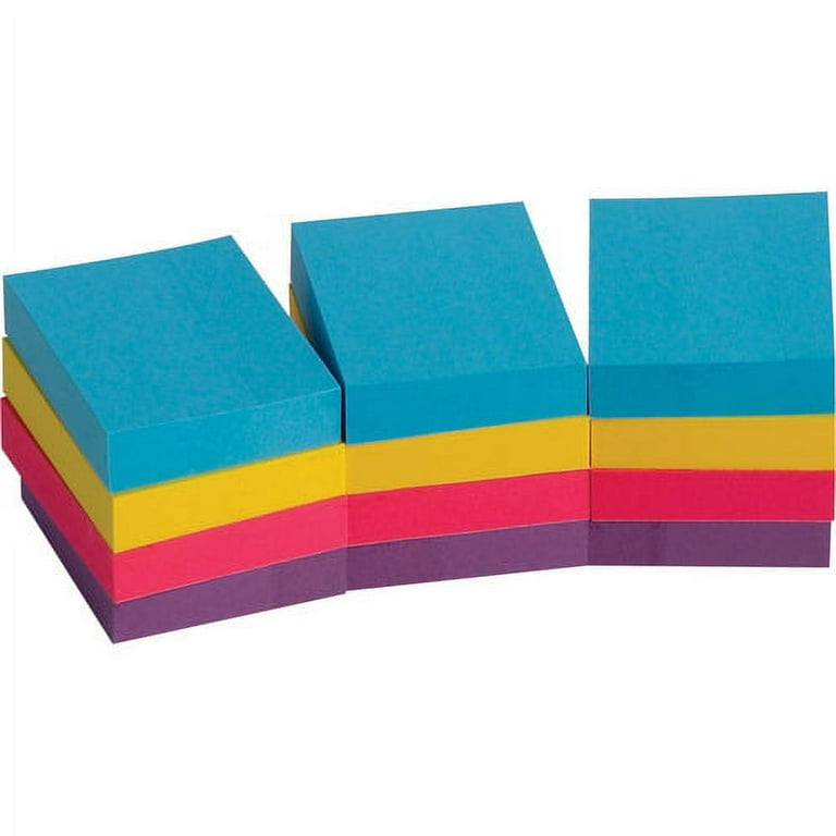Business Source Extreme Color Adhesive Notes - 1.50 Business Source Extreme Color Adhesive Notes - 1.50