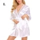 thumbnail image 1 of Sexy camisón mujeres niñas encaje albornoz camisón ropa de dormir vestido, blanco, l Yuarrent AP001162-03B, 1 of 7