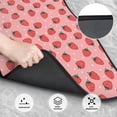 thumbnail image 5 of Uemuo Car Floor Mats - Strawberries Pattern Carpet Floor Mats for Cars, Auto Accessories Front & Rear Car Floor Foot Mat Sets of 4 Pieces, 5 of 6