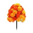 thumbnail image 2 of Cadorn Gradient Two-Tone Artificial Large Chrysanthemum Flower Stake for Garden,Home Decor,Outdoor/Indoor,75cm Orange Plastic Faux Plant with Weather-Resistant,Easy Installation(1pc), 2 of 6