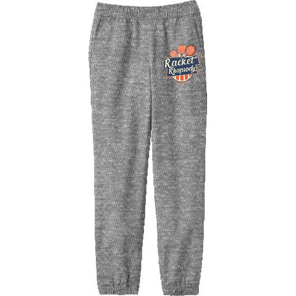 Padel Tennis Racket Rhapsody Youth Heather Gray Jogger Pants-Medium